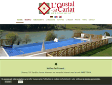 Tablet Screenshot of loustaldelcarlat.com